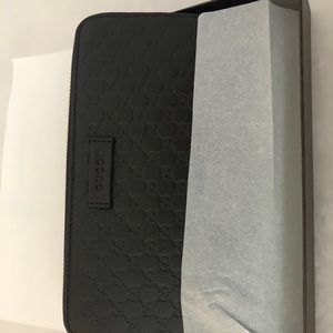 Gucci  Guccissima Zip Wallet Card Case